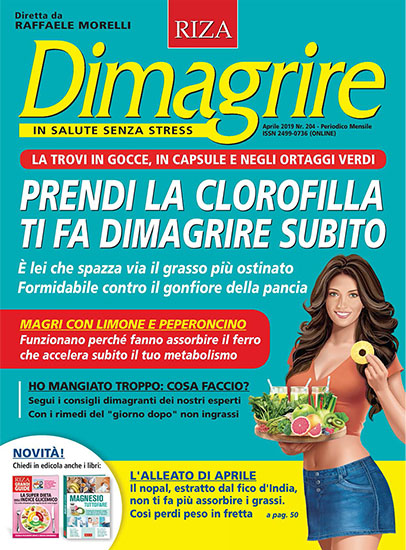 Dimagrire n.204 di aprile 2019 - rassegna stampa - Prof. Nicola Sorrentino