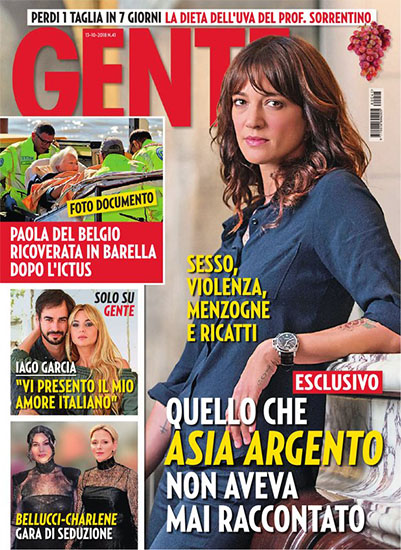 Gente n.41 del 13 ottobre 2018 - rassegna stampa - Prof. Nicola Sorrentino