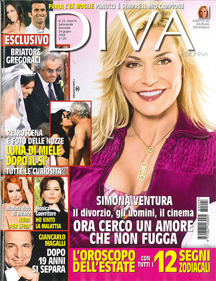 Diva e Donna n.25 del 24 giugno 2008 - rassegna stampa - Prof. Nicola Sorrentino