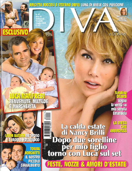 Diva e Donna n.27 dell'8 luglio 2008 - rassegna stampa - Prof. Nicola Sorrentino