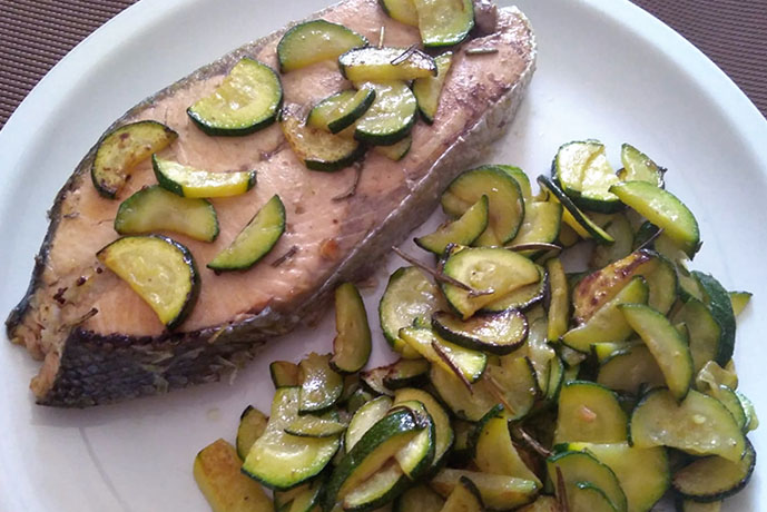 Salmone con zucchine - Prof. Nicola Sorrentino