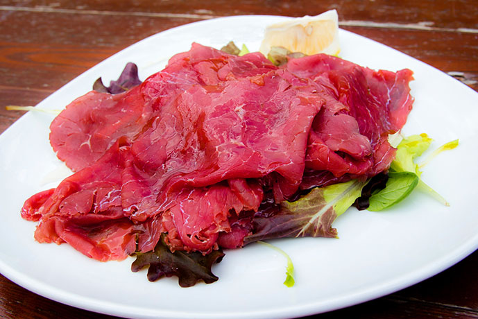 Carpaccio con insalata - Prof. Nicola Sorrentino