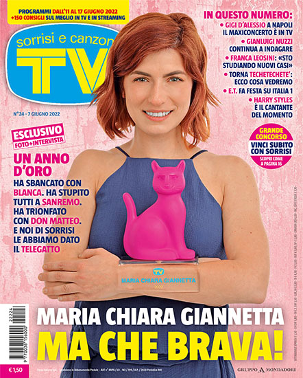 TV Sorrisi e Canzoni n.24 del 7 giugno 2022 - rassegna stampa - Prof. Nicola Sorrentino