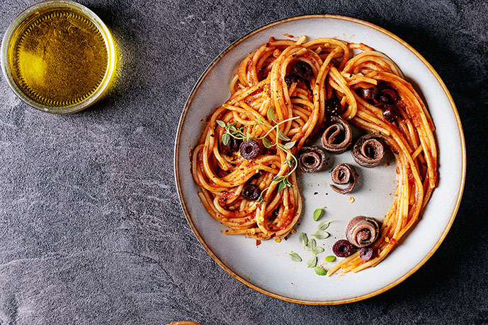 Pasta con acciughe - Prof. Nicola Sorrentino