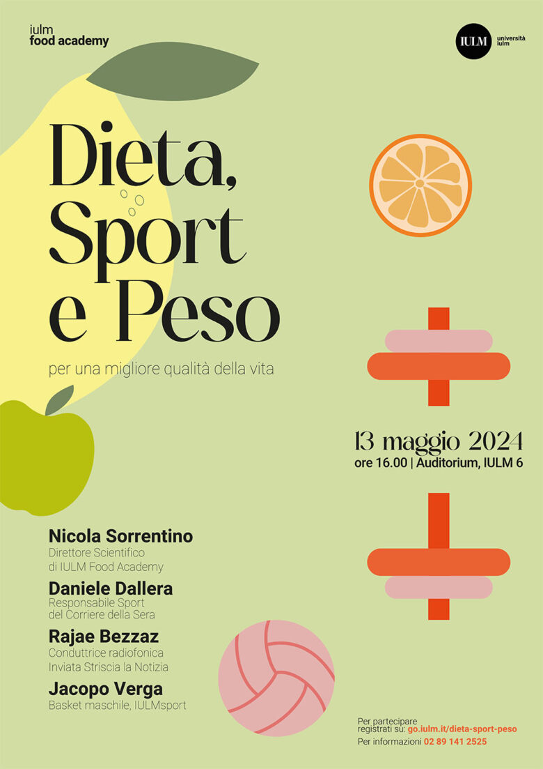 Evento IULM "Dieta, sport e peso per una migliore qualità della vita" - Prof. Nicola Sorrentino